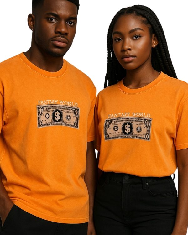 FantasyWorld Dollar Sign T-Shirt
